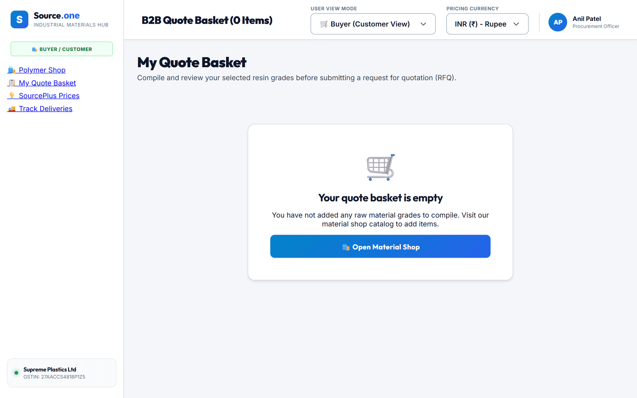 Live Quotes & Reverse RFQ Bidding